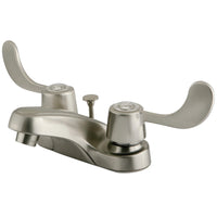Thumbnail for Kingston Brass KB188B 4 in. Centerset Bathroom Faucet, Brushed Nickel - BNGBath