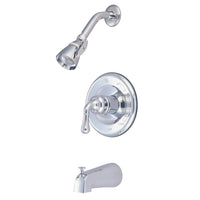 Thumbnail for Kingston Brass GKB1631T Water Saving Magellan Single Handle and Tub and Shower Faucet- Trim Only, Polished Chrome - BNGBath