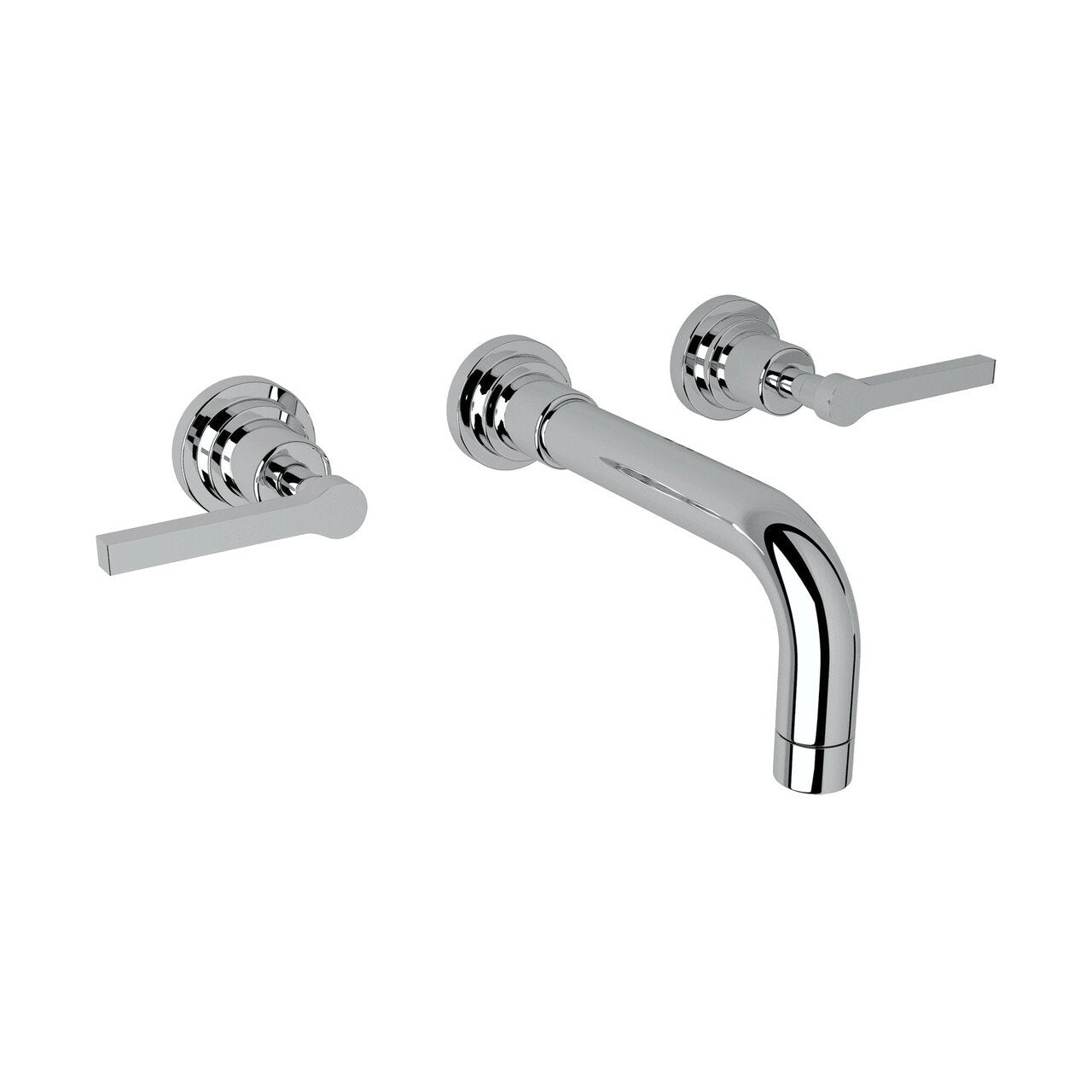 ROHL Lombardia Wall Mount Widespread Bathroom Faucet - BNGBath