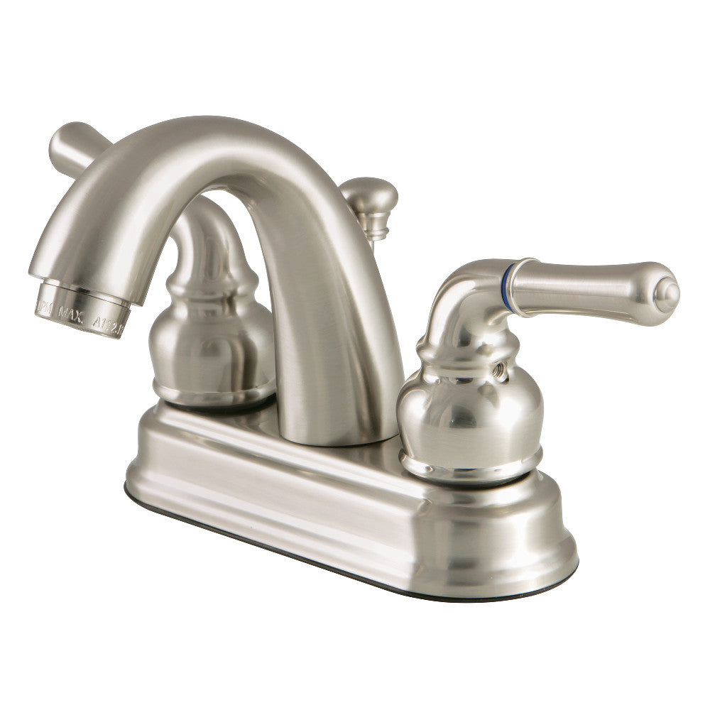 Kingston Brass FB5618NML 4 in. Centerset Bathroom Faucet, Brushed Nickel - BNGBath