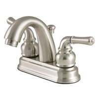 Thumbnail for Kingston Brass FB5618NML 4 in. Centerset Bathroom Faucet, Brushed Nickel - BNGBath