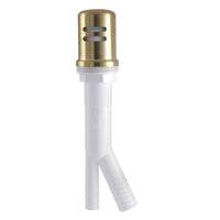 Thumbnail for Kingston Brass K811SB Trimscape Air Gap for Dish Washer, Brushed Brass - BNGBath