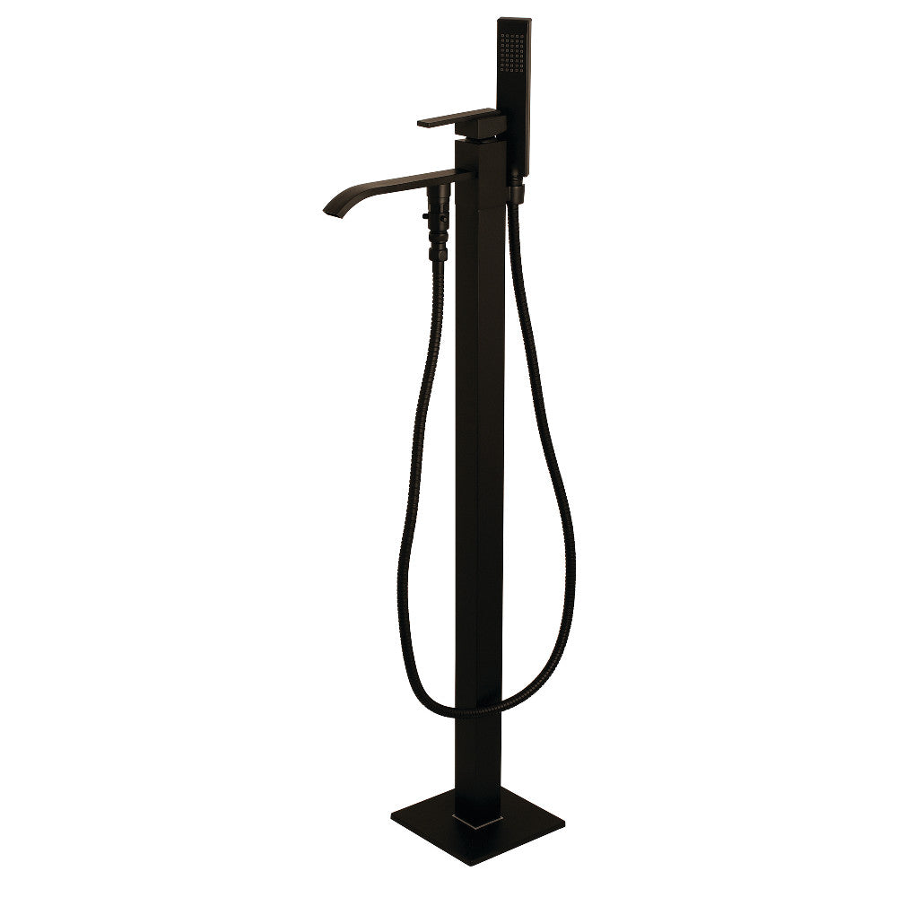 Kingston Brass KS4135QLL Executive Freestanding Tub Faucet with Hand Shower, Oil Rubbed Bronze - BNGBath