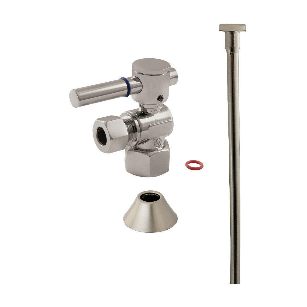 Kingston Brass CC43108DLTKF20 Modern Plumbing Toilet Trim Kit, Brushed Nickel - BNGBath