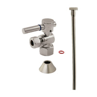 Thumbnail for Kingston Brass CC43108DLTKF20 Modern Plumbing Toilet Trim Kit, Brushed Nickel - BNGBath