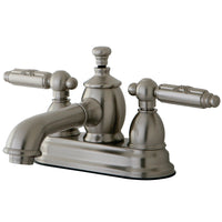 Thumbnail for Kingston Brass KS7008GL 4 in. Centerset Bathroom Faucet, Brushed Nickel - BNGBath