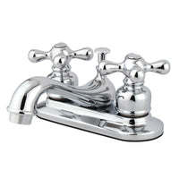 Thumbnail for Kingston Brass KB601AX Restoration 4 in. Centerset Bathroom Faucet, Polished Chrome - BNGBath