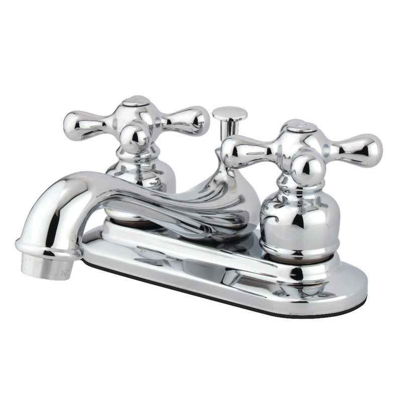 Kingston Brass KB601AX Restoration 4 in. Centerset Bathroom Faucet, Polished Chrome - BNGBath