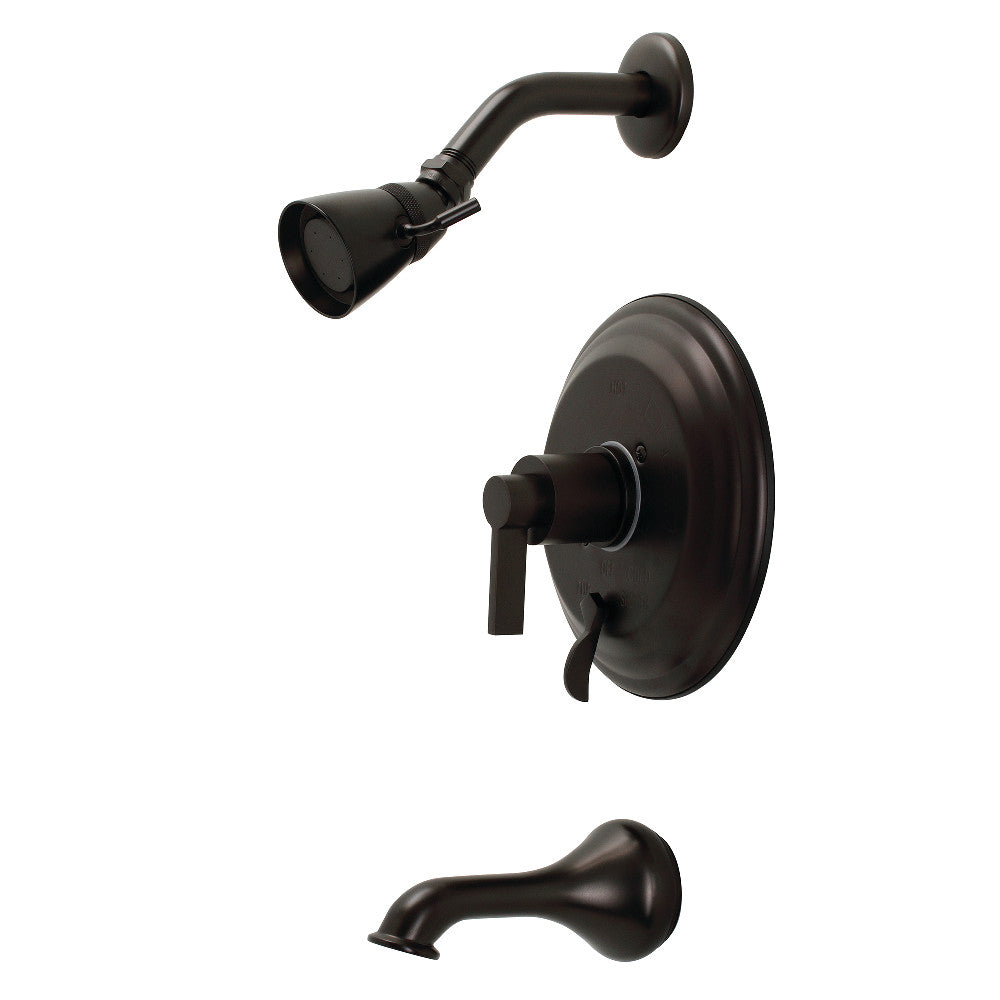 Kingston Brass KB36350NDL NuvoFusion Single-Handle Tub and Shower Faucet, Oil Rubbed Bronze - BNGBath