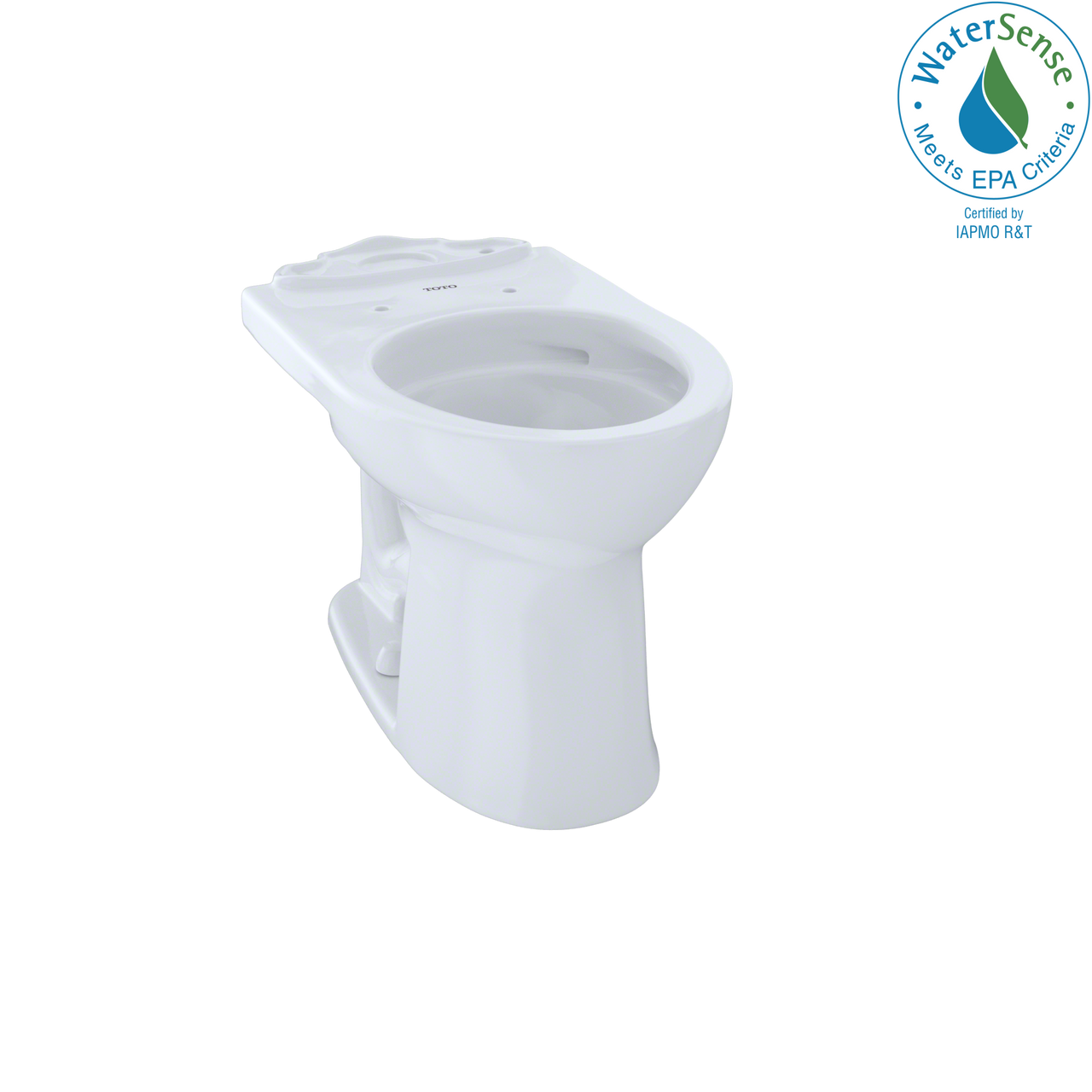 TOTO Drake II Universal Height Round Toilet Bowl with CeFiONtect,  - C453CUFG#01 - BNGBath