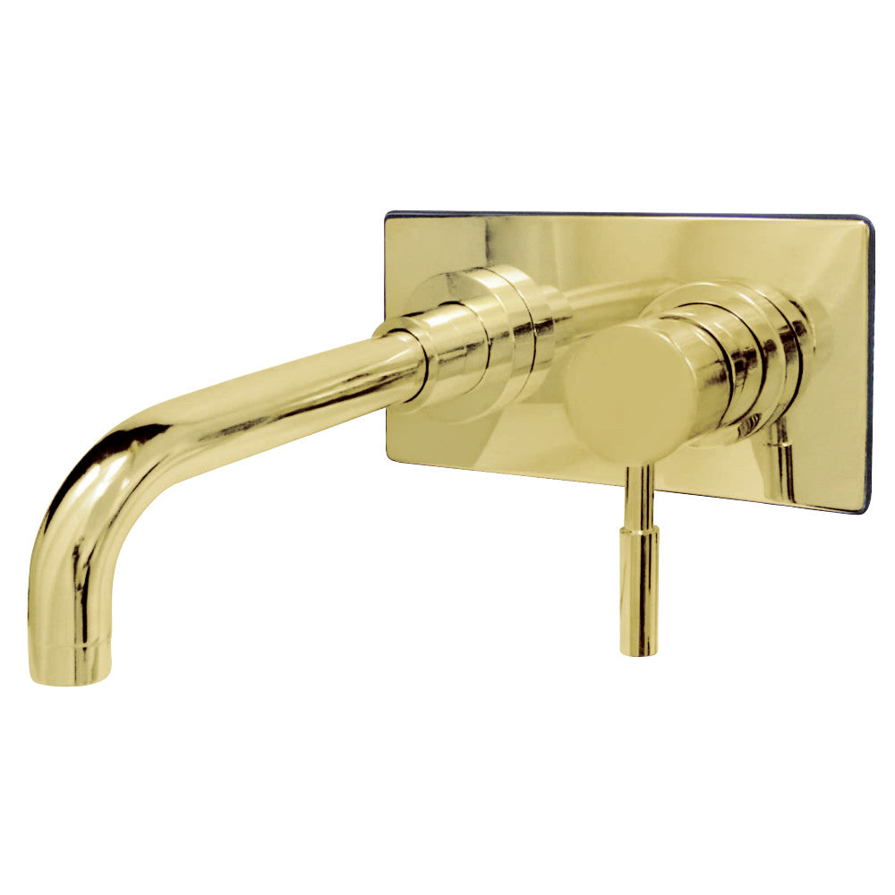 Kingston Brass KS8112DL Single-Handle Wall Mount Bathroom Faucet, Polished Brass - BNGBath