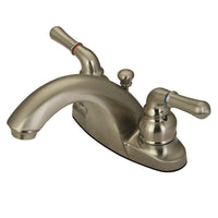 Thumbnail for Kingston Brass KB7648NML 4 in. Centerset Bathroom Faucet, Brushed Nickel - BNGBath