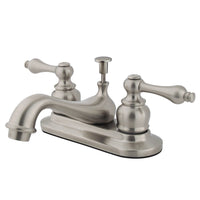 Thumbnail for Kingston Brass GKB608AL 4 in. Centerset Bathroom Faucet, Brushed Nickel - BNGBath