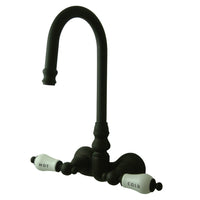 Thumbnail for Kingston Brass CC73T5 Vintage 3-3/8-Inch Wall Mount Tub Faucet, Oil Rubbed Bronze - BNGBath