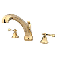 Thumbnail for Kingston Brass KS4322BL Vintage Roman Tub Faucet, Polished Brass - BNGBath