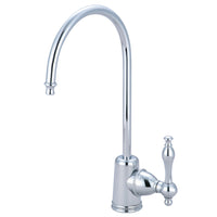 Thumbnail for Kingston Brass KS7191NL Naples Single Handle Water Filtration Faucet, Polished Chrome - BNGBath