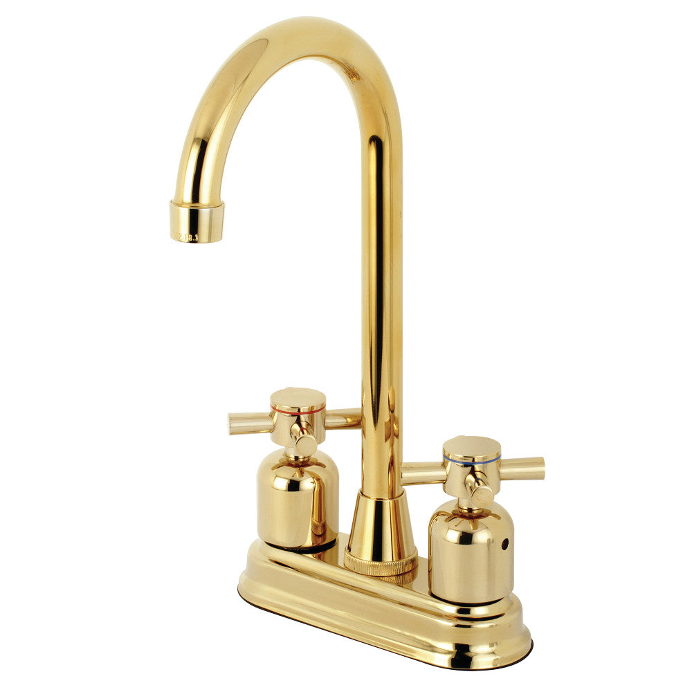 Kingston Brass KB8492DX Concord Bar Faucet, Polished Brass - BNGBath