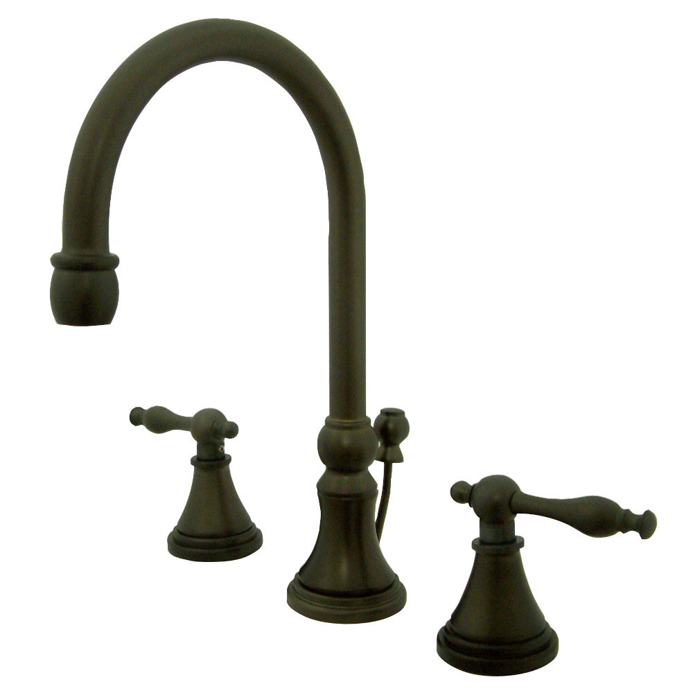 Kingston Brass KS2985NL 8 in. Widespread Bathroom Faucet, Oil Rubbed Bronze - BNGBath
