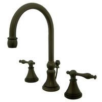 Thumbnail for Kingston Brass KS2985NL 8 in. Widespread Bathroom Faucet, Oil Rubbed Bronze - BNGBath