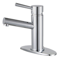 Thumbnail for Fauceture LS8421DL Concord Single-Handle Bathroom Faucet with Push Pop-Up, Polished Chrome - BNGBath