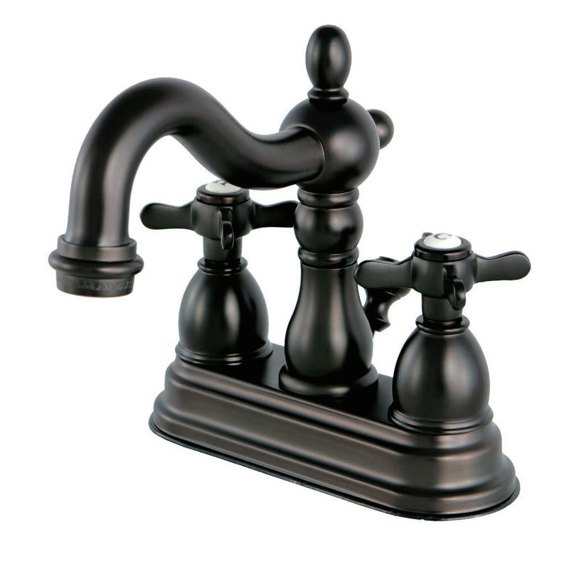 Kingston Brass KB1605BEX 4 in. Centerset Bathroom Faucet, Oil Rubbed Bronze - BNGBath