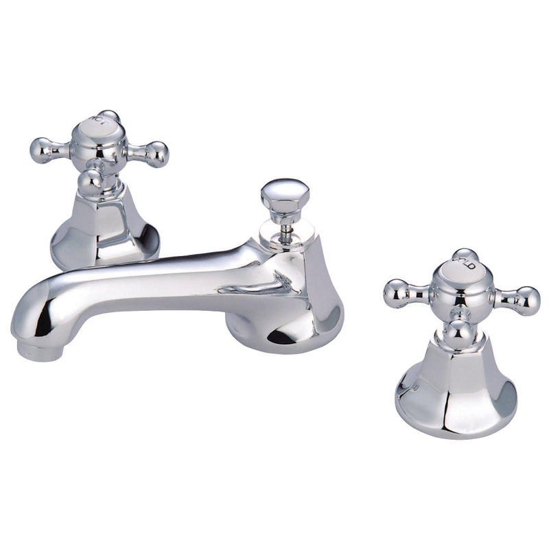 Kingston Brass KS4461BX 8 in. Widespread Bathroom Faucet, Polished Chrome - BNGBath