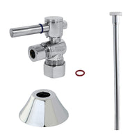 Thumbnail for Kingston Brass CC53301DLTKF20 Modern Plumbing Toilet Trim Kit, Polished Chrome - BNGBath