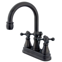 Thumbnail for Kingston Brass KS2615KX 4 in. Centerset Bathroom Faucet, Oil Rubbed Bronze - BNGBath