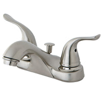 Thumbnail for Kingston Brass FB5628YL 4 in. Centerset Bathroom Faucet, Brushed Nickel - BNGBath