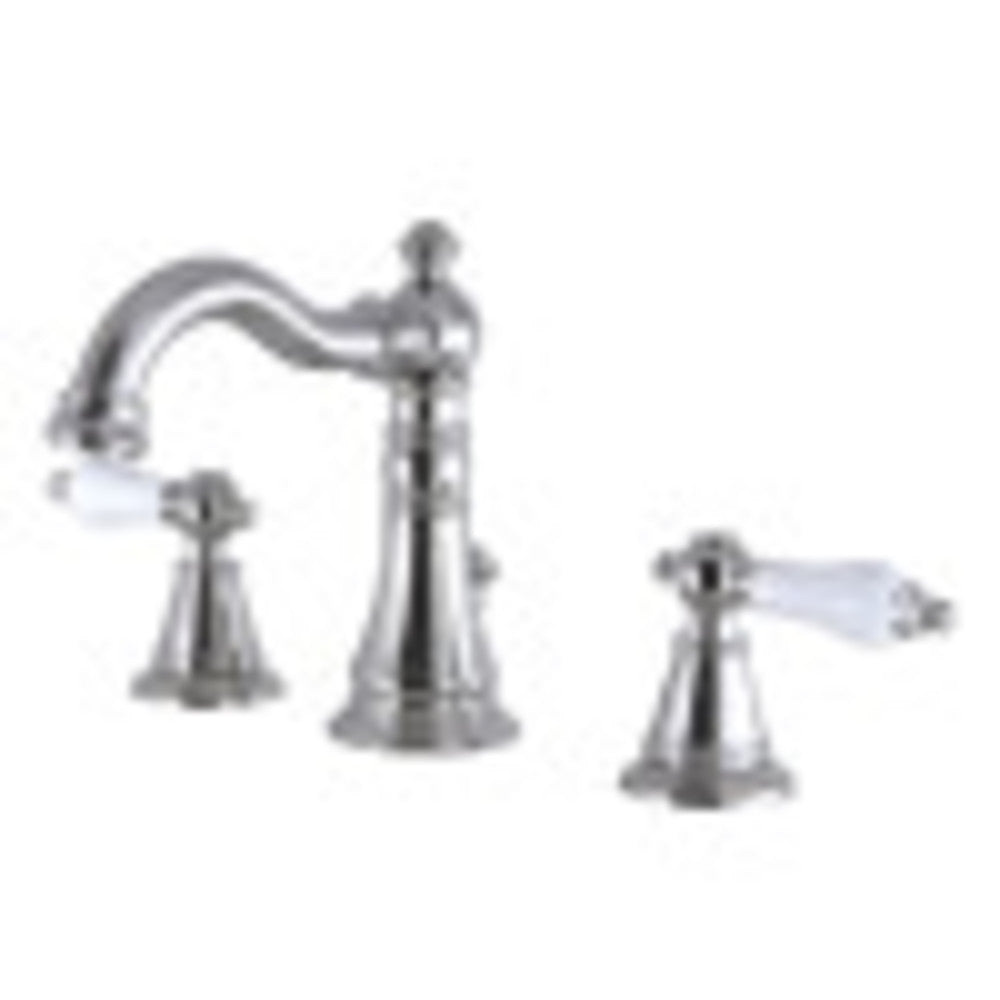 Fauceture FSC1979PL English Classic Widespread Bathroom Faucet, Polished Nickel - BNGBath