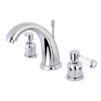 Thumbnail for Kingston Brass KB8981DPL 8 in. Widespread Bathroom Faucet, Polished Chrome - BNGBath