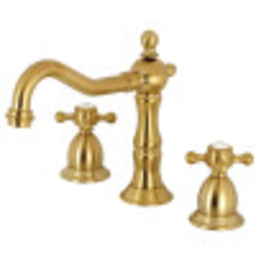 Kingston Brass KS1977BX 8 in. Widespread Bathroom Faucet, Brushed Brass - BNGBath