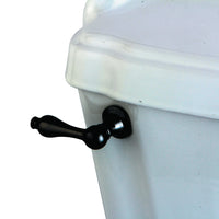 Thumbnail for Kingston Brass NKTAL Water Onyx Toilet Tank Lever, Black Stainless Steel - BNGBath