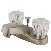 Thumbnail for Kingston Brass KB168 4 in. Centerset Bathroom Faucet, Brushed Nickel - BNGBath