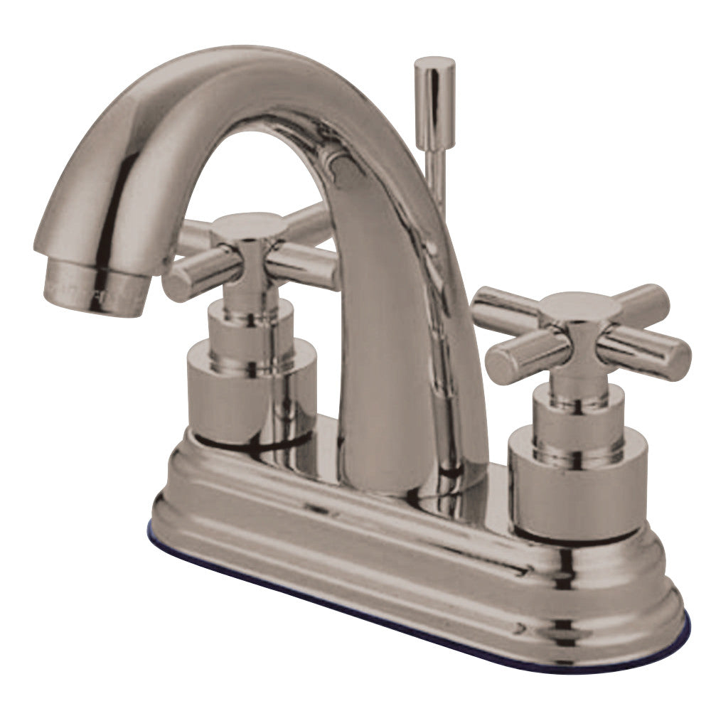 Kingston Brass KS8618EX 4 in. Centerset Bathroom Faucet, Brushed Nickel - BNGBath