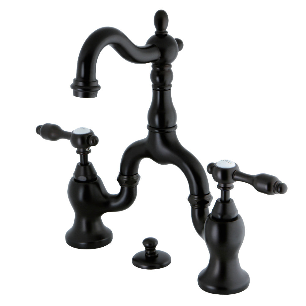 Kingston Brass KS7975TAL Bridge Bathroom Faucet, Oil Rubbed Bronze - BNGBath