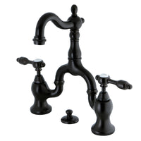 Thumbnail for Kingston Brass KS7975TAL Bridge Bathroom Faucet, Oil Rubbed Bronze - BNGBath