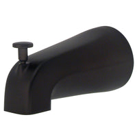 Thumbnail for Kingston Brass K189A5 5-1/4 Inch Zinc Tub Spout with Diverter, Oil Rubbed Bronze - BNGBath