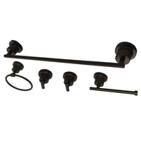Thumbnail for Kingston Brass BAH8212478ORB Concord 5-Piece Bathroom Accessory Set, Oil Rubbed Bronze - BNGBath
