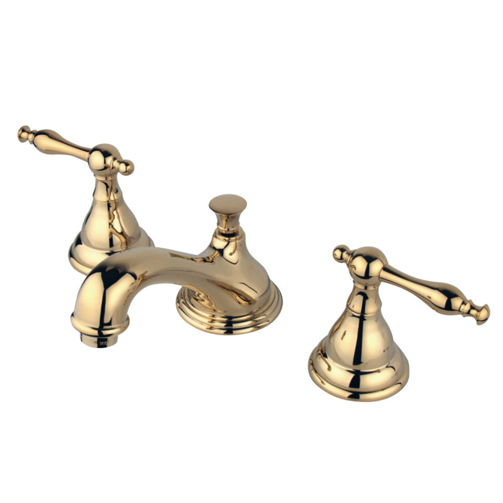 Kingston Brass KS5562NL 8 in. Widespread Bathroom Faucet, Polished Brass - BNGBath