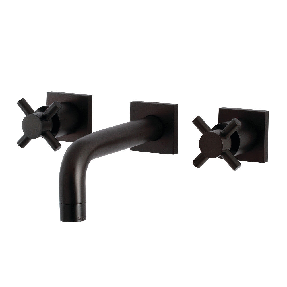 Kingston Brass KS6125DX Concord Two-Handle Wall Mount Bathroom Faucet, Oil Rubbed Bronze - BNGBath