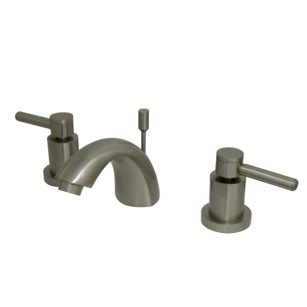 Kingston Brass KS2958DL Mini-Widespread Bathroom Faucet, Brushed Nickel - BNGBath