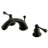 Thumbnail for Kingston Brass KB3975BL 8 in. Widespread Bathroom Faucet, Oil Rubbed Bronze - BNGBath