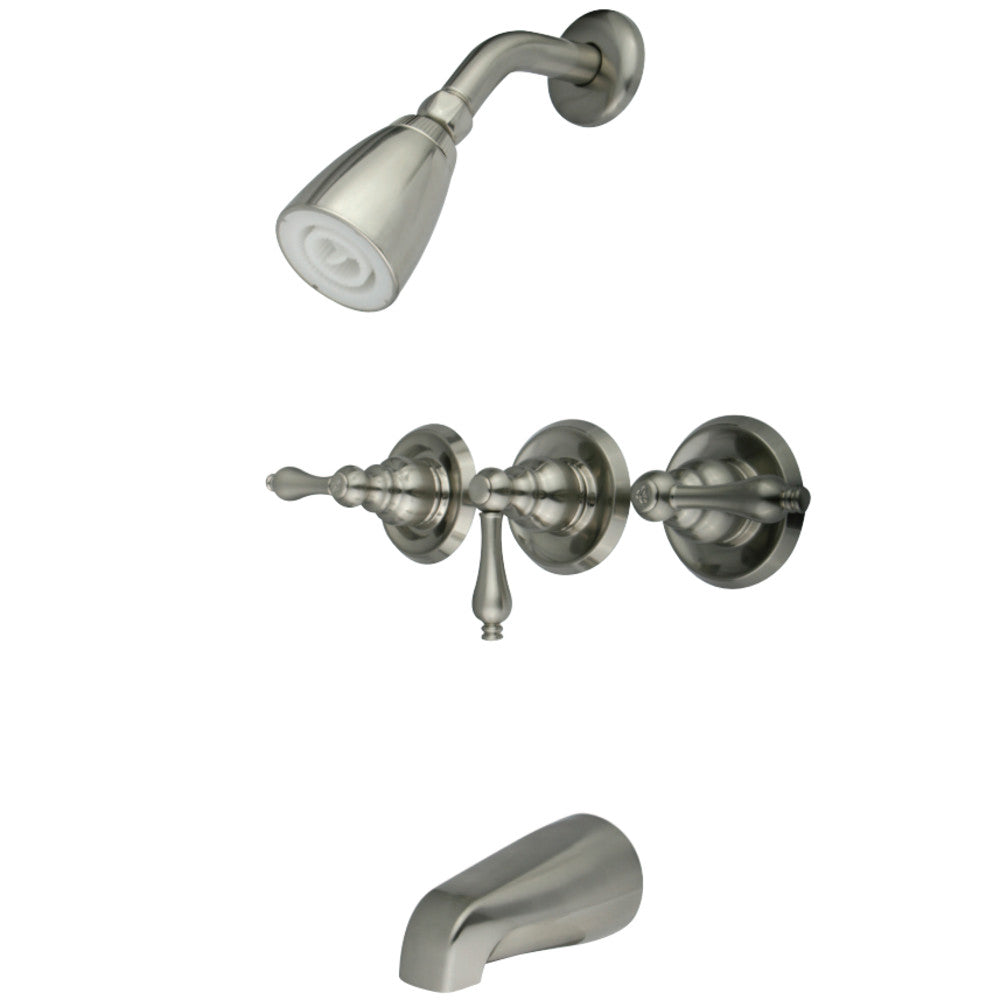 Kingston Brass KB238AL Magellan Tub & Shower Faucet, Brushed Nickel - BNGBath