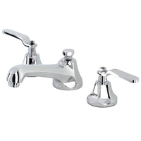 Thumbnail for Kingston Brass KS4461KL Whitaker Widespread Bathroom Faucet with Brass Pop-Up, Polished Chrome - BNGBath