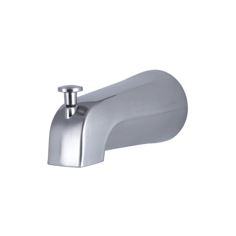 Kingston Brass K1213A8 Rear Threaded Tub Spout with Top Diverter, Brushed Nickel - BNGBath