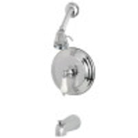 Thumbnail for Kingston Brass KB3631PLT Tub and Shower Trim Only, Polished Chrome - BNGBath