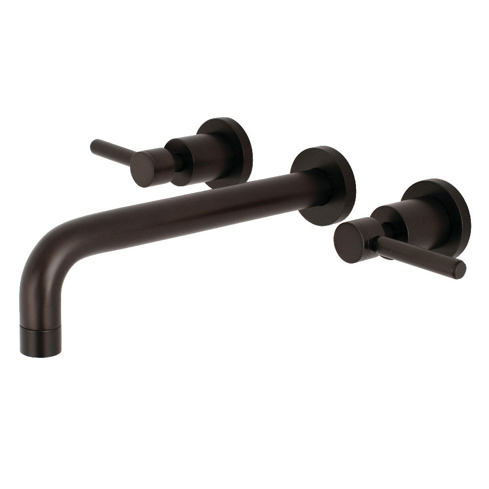 Kingston Brass KS8025DL Concord Two-Handle Wall Mount Tub Faucet, Oil Rubbed Bronze - BNGBath