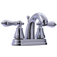 Thumbnail for Fauceture FSY7611AL English Classic 4 in. Centerset Bathroom Faucet with Retail Pop-Up, Polished Chrome - BNGBath