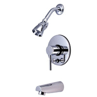 Thumbnail for Kingston Brass KB86910DL Concord Tub & Shower Faucet, Polished Chrome - BNGBath